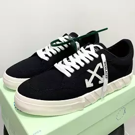 Off-White Low Vulcanized Canvas Sneakers Black