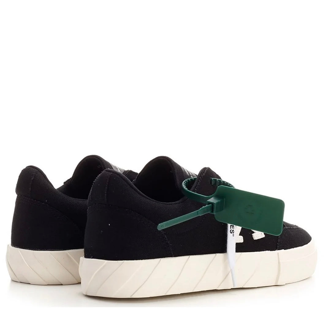 Off-White Low Vulcanized Canvas Sneakers Black