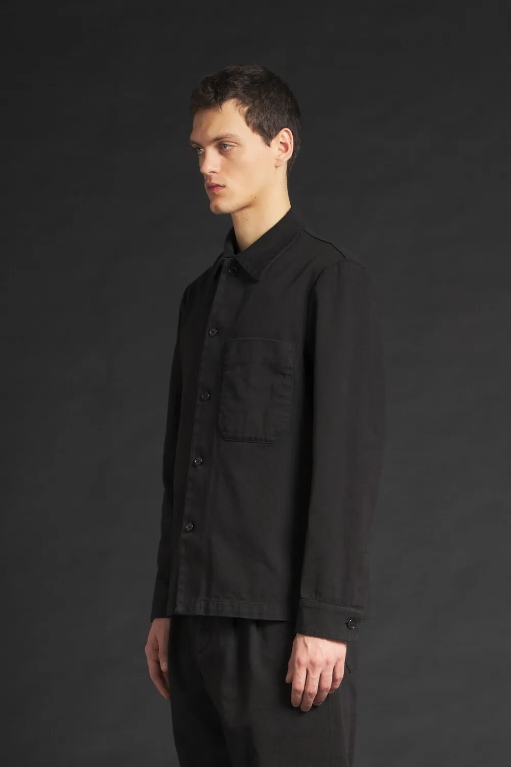 Overshirt Cedrone Saliota Nero