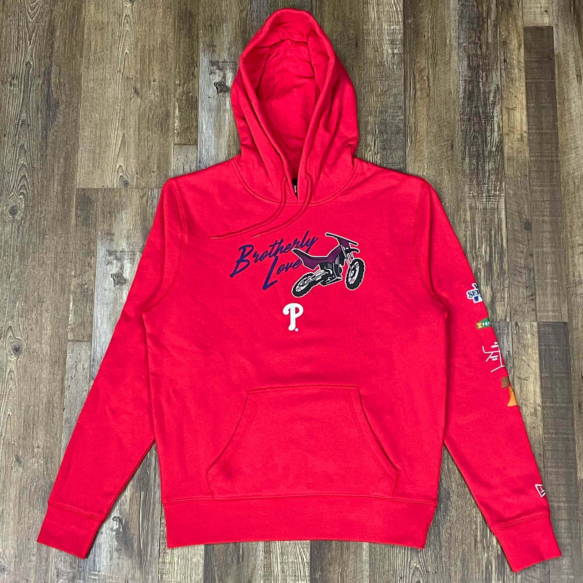 Philadelphia Phillies City Transit 59Fifty Fitted Matching Red Pullover Hoodie