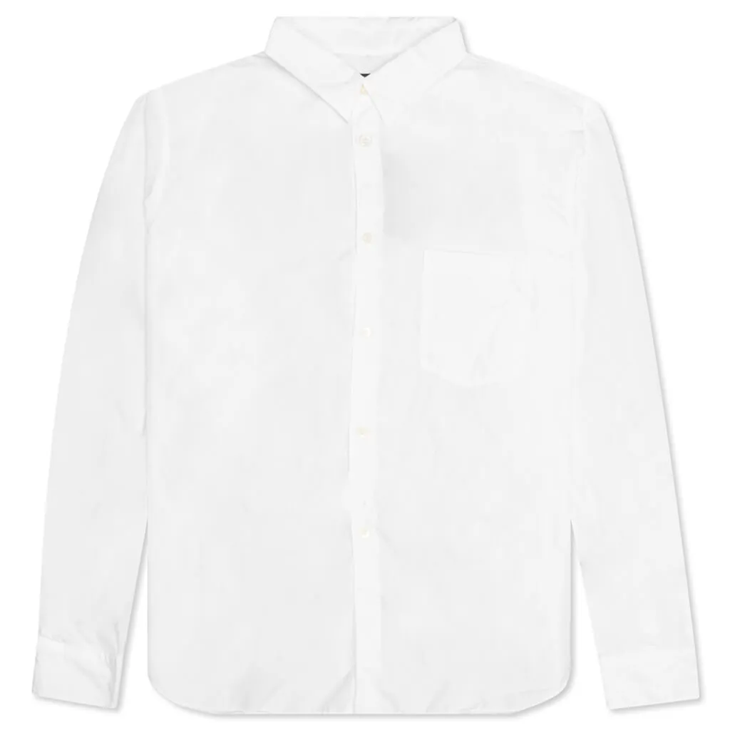 Plus Button Up Shirt - White