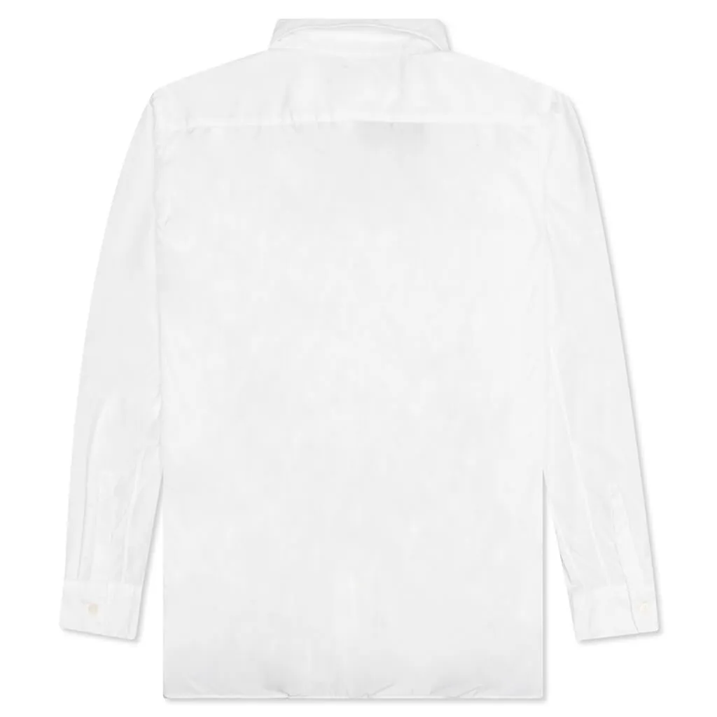 Plus Button Up Shirt - White