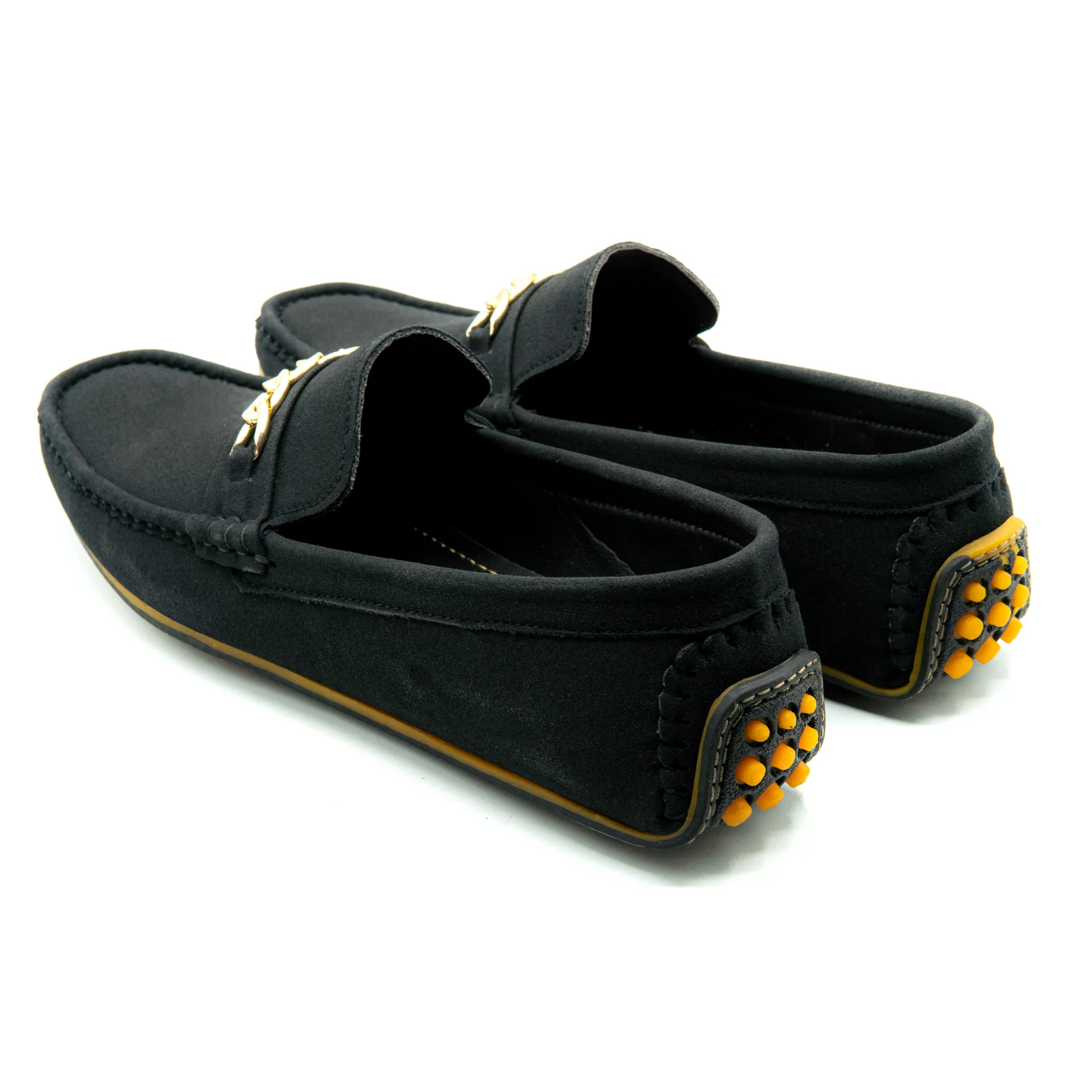 Premium PU Leather Chain Buckle Moccasins