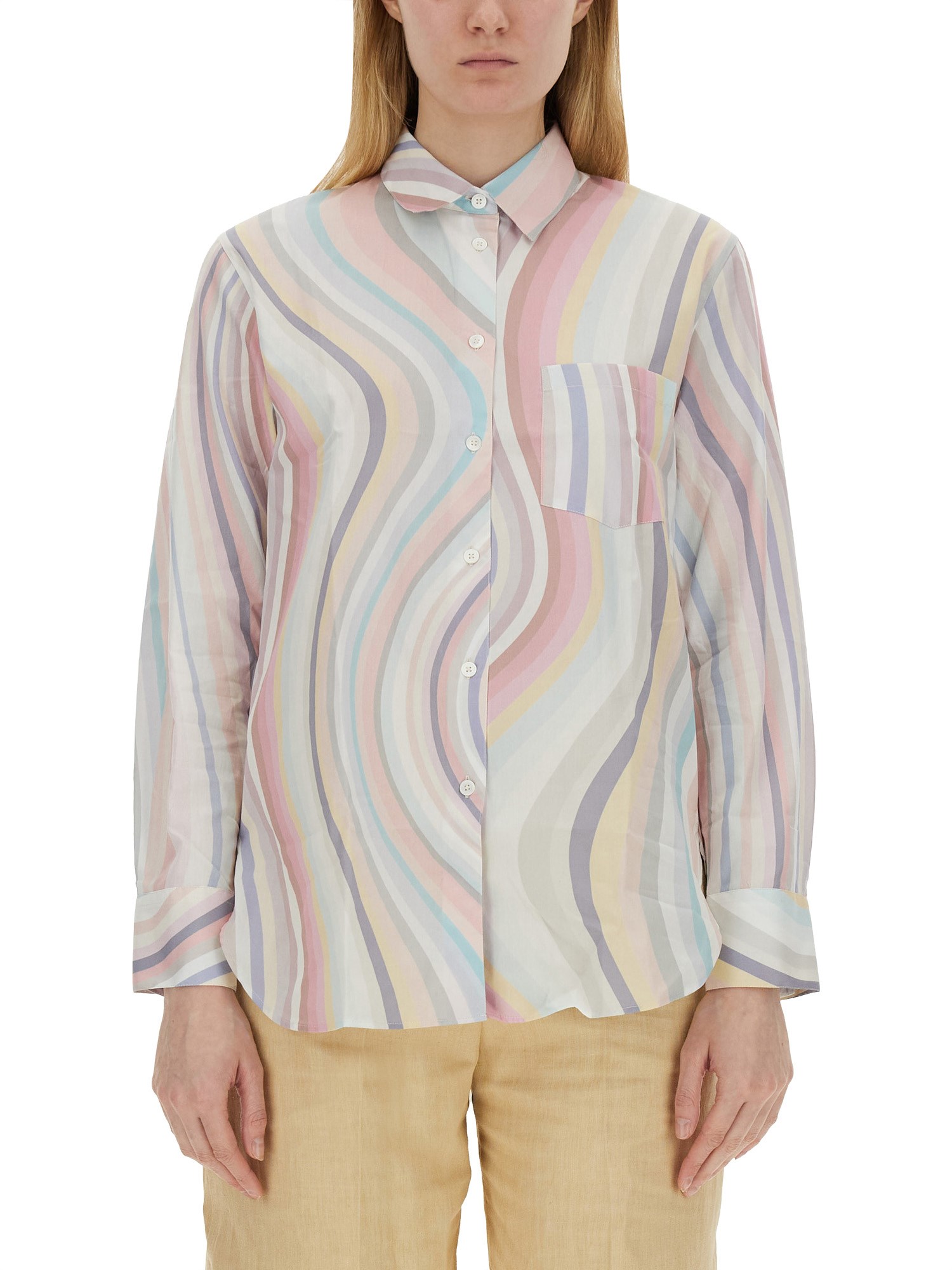 PS BY PAUL SMITH    FADED SWIRL SHIRT