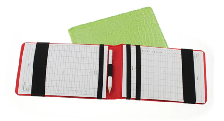 PU Animal Skin Feel Score Card Holder