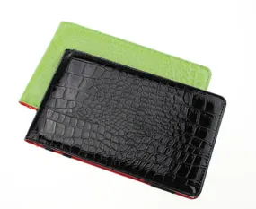 PU Animal Skin Feel Score Card Holder