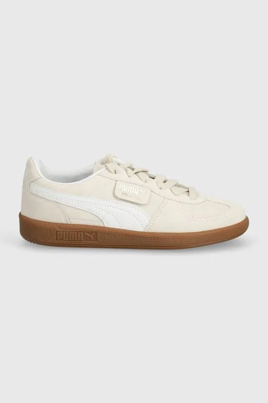 Puma suede sneakers Palermo Cobalt Glaze beige color 396463