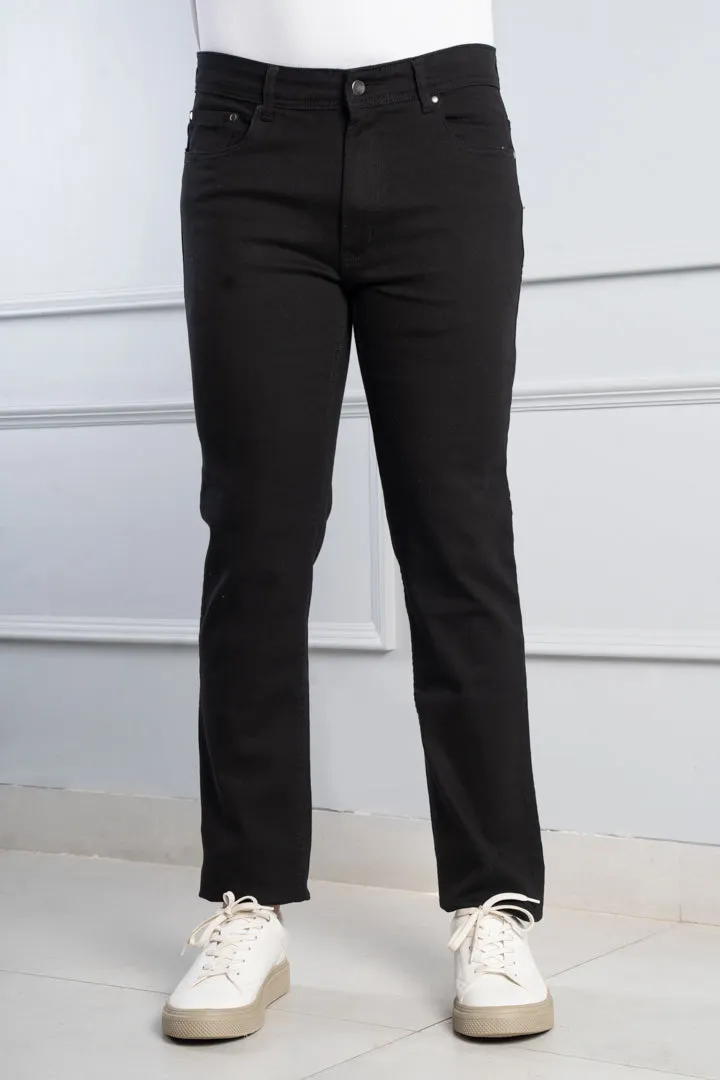 Raw Black Power-Stretch Slim Fit Jeans