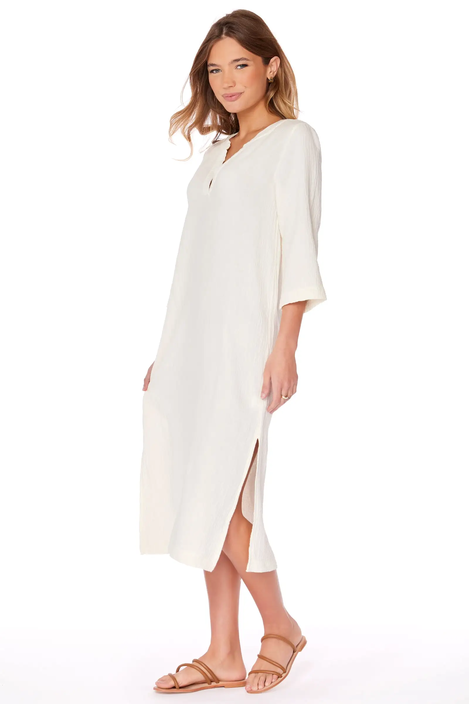 RAW EDGE MIDI CAFTAN