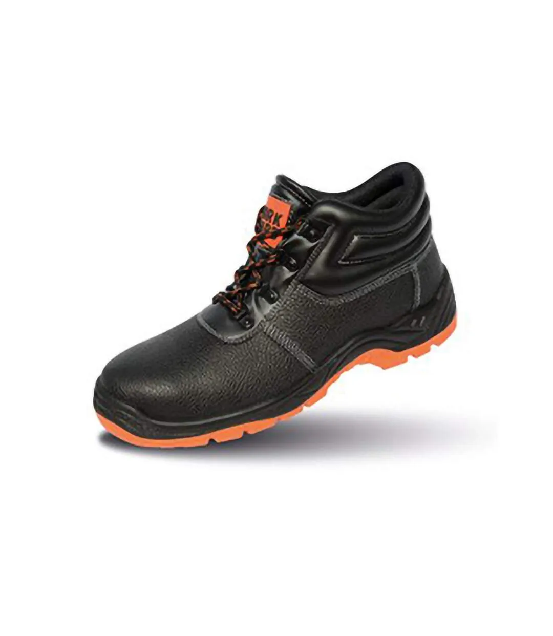 Result Mens Work-Guard Defence SBP Waterproof Leather Safety Boots (Black/Orange) - UTPC2552