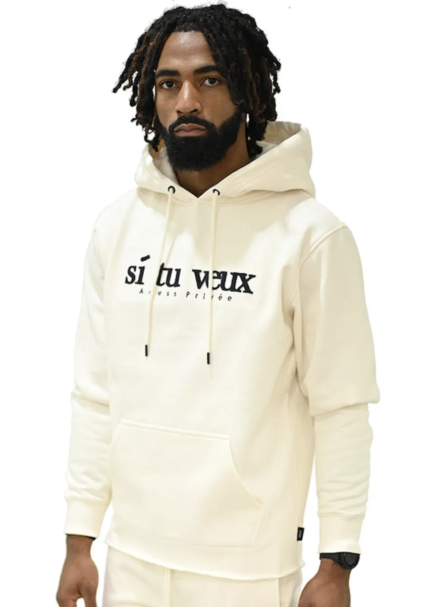 Si Tu Veux VEUX HOODIE (IVORY)