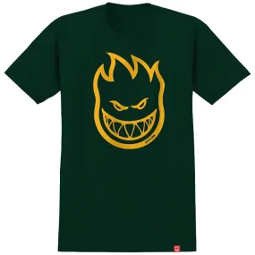 Spitfire Bighead T-Shirt Green/Gold