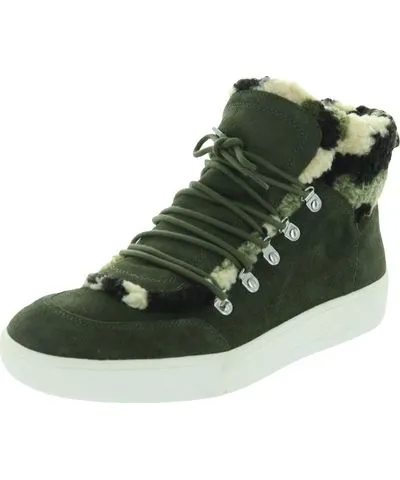 Steve Madden Debora Womens Suede Faux Fur Lined Casual and Fashion Sneakers