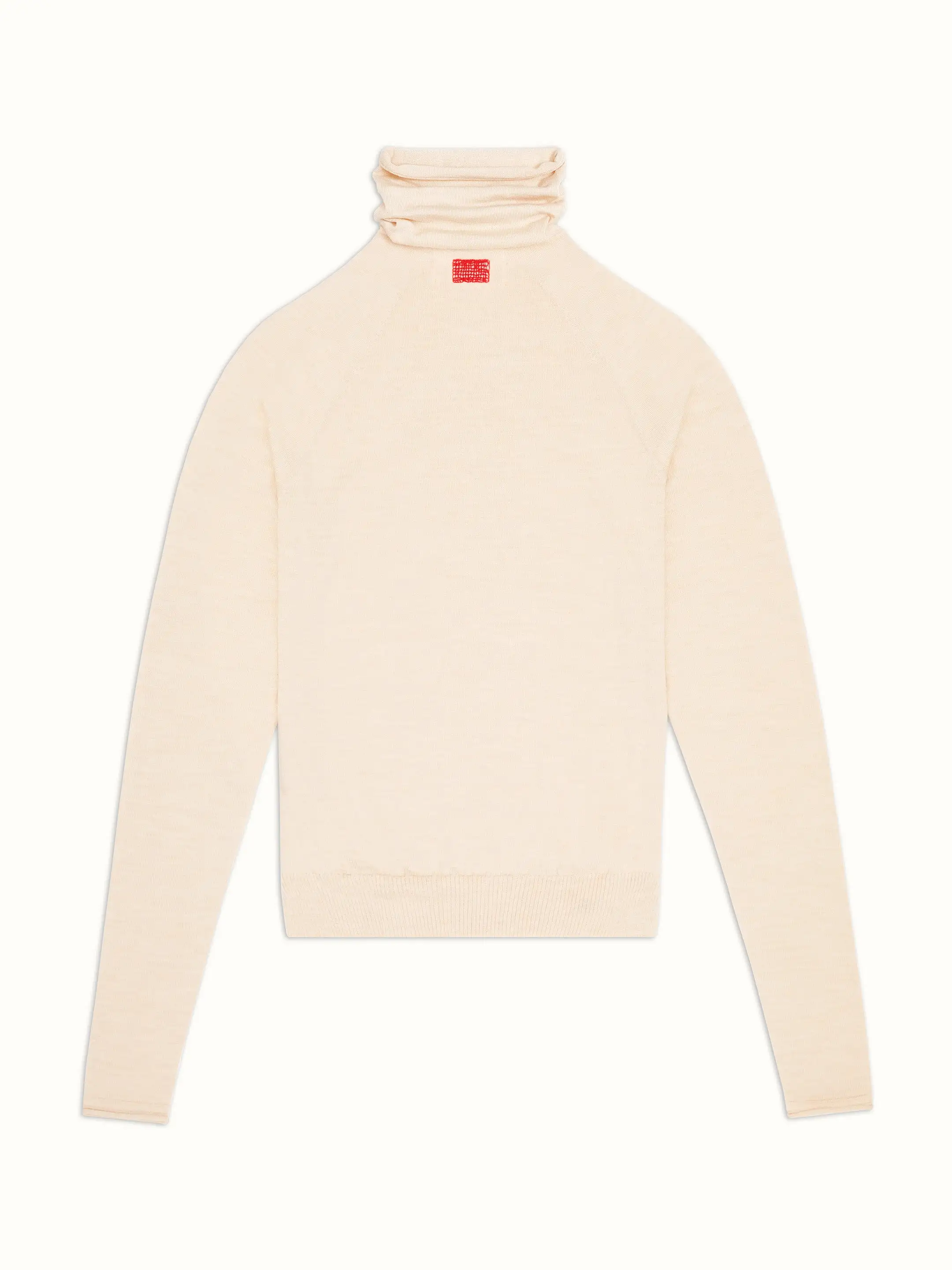 The Turtleneck - Almond White