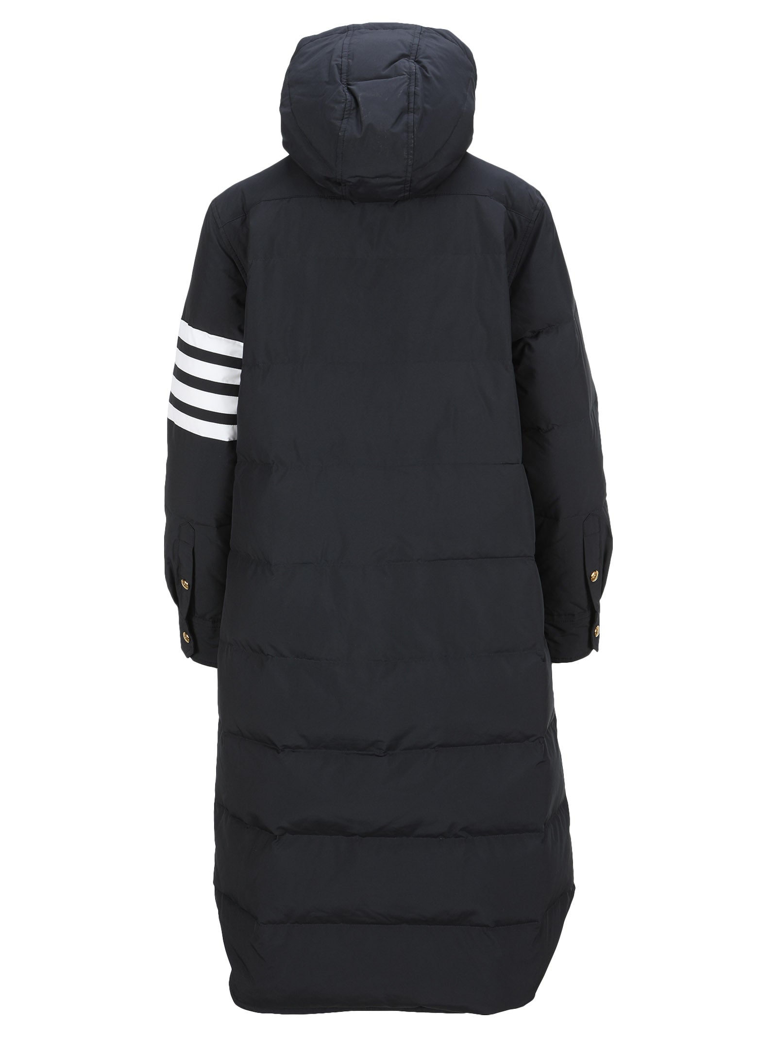 Thom Browne 4 Bar Striped Padded Long Coat