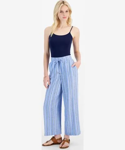 Tommy Hilfiger Women's Striped Drawstring Pants