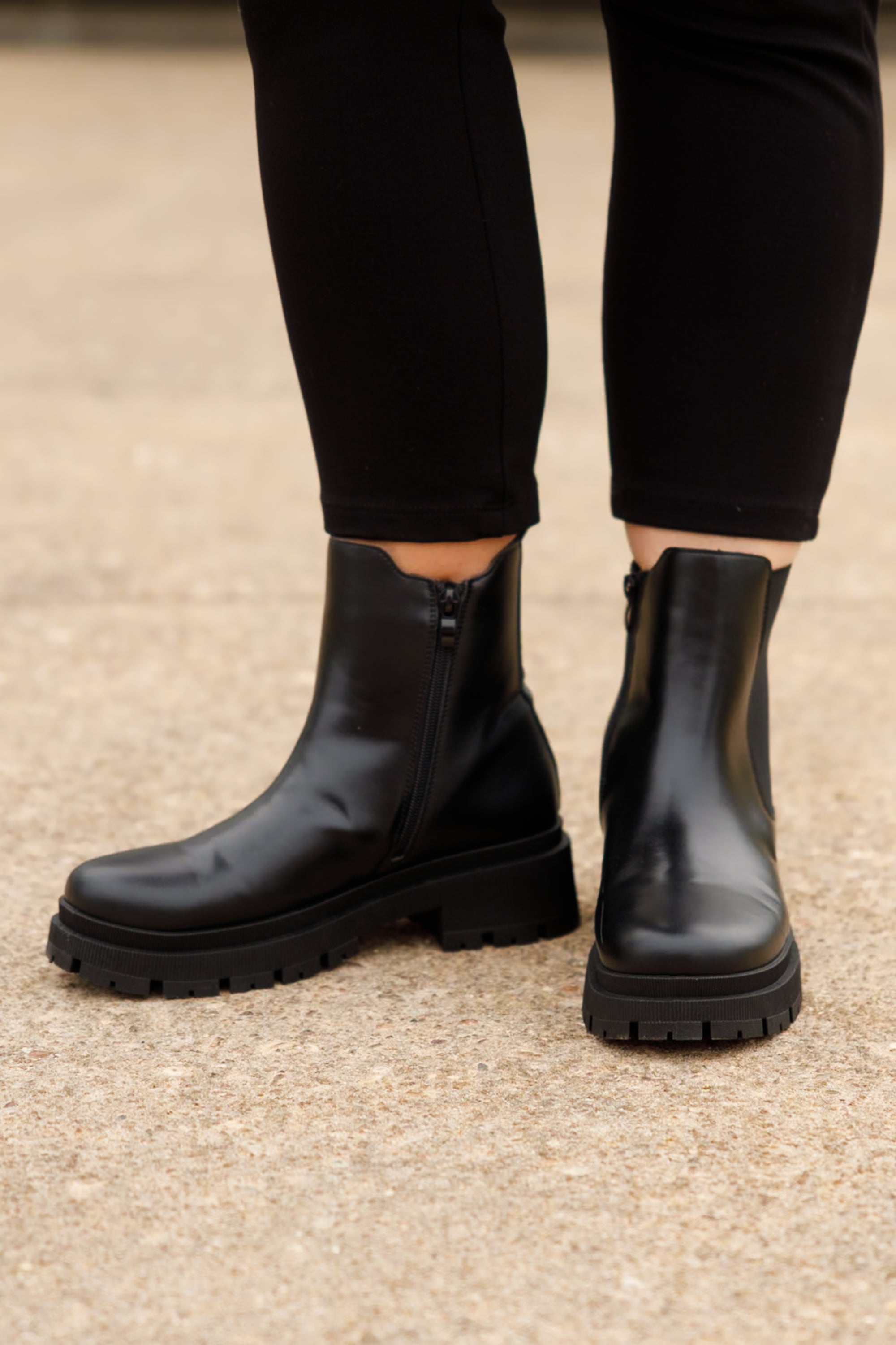 Tough And Fierce Booties, Black