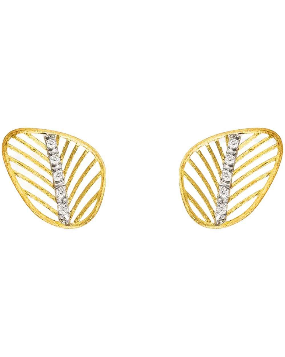 Tribe Diamond Stud Earrings