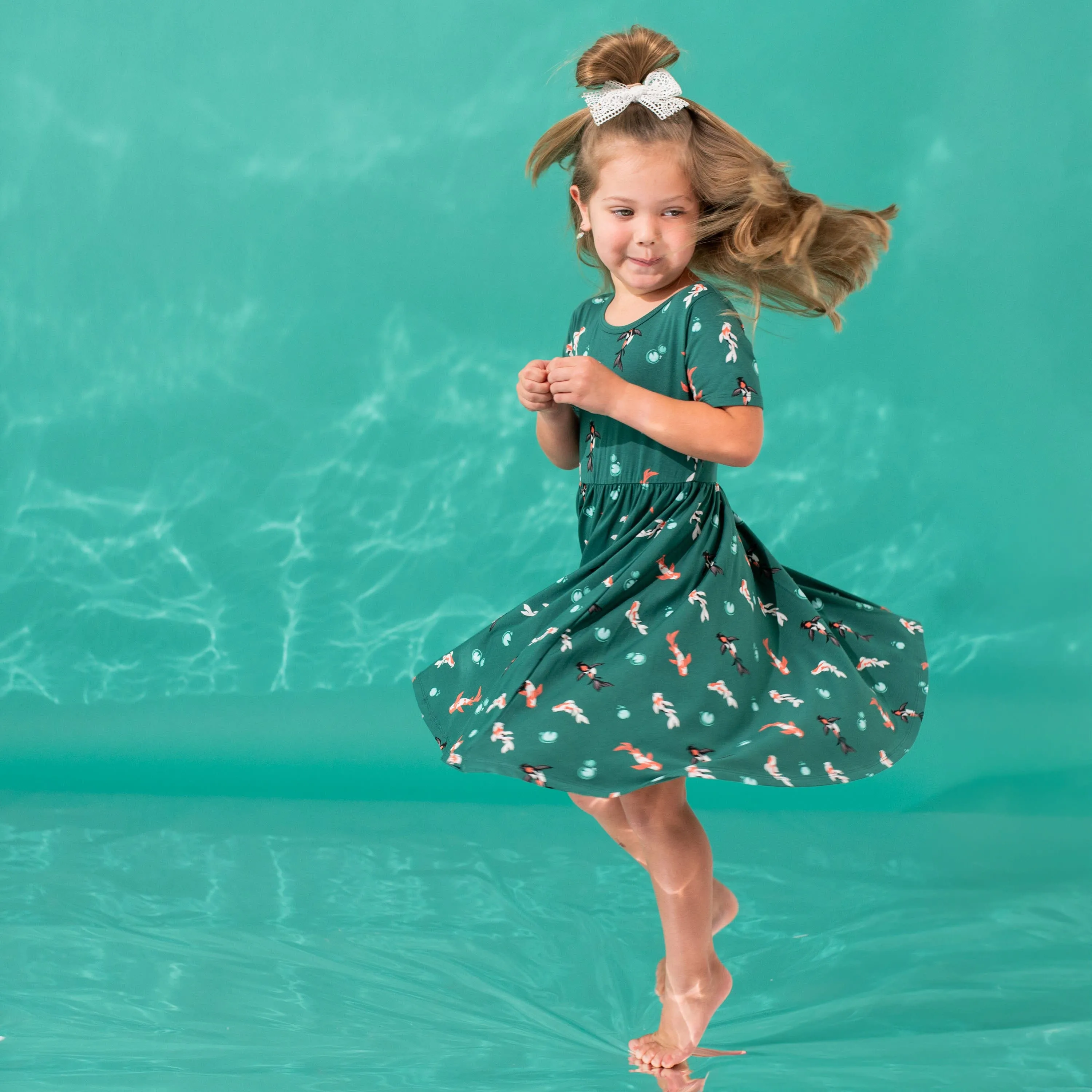 Twirl Dress in Koi