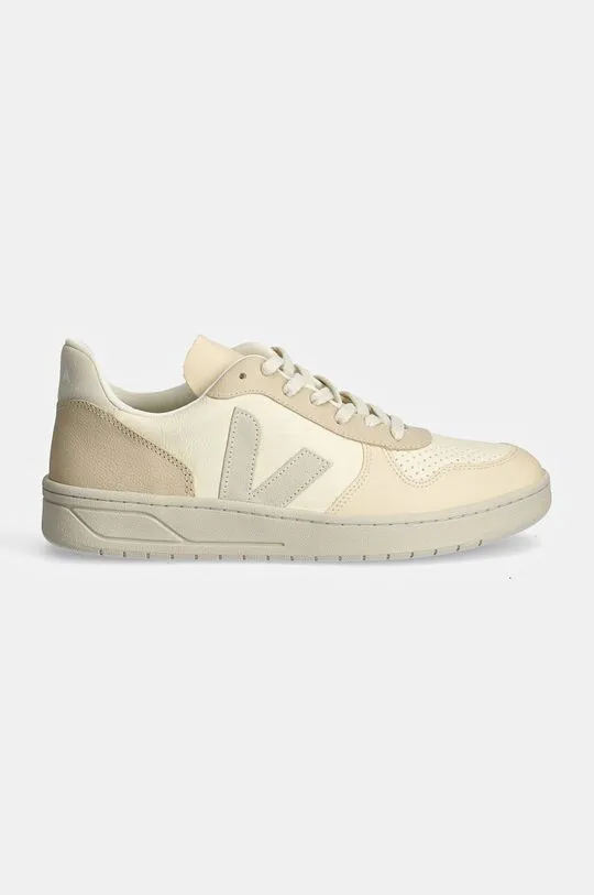 Veja leather sneakers V-10 beige color VX0503673B