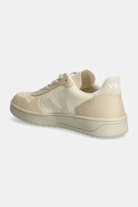 Veja leather sneakers V-10 beige color VX0503673B