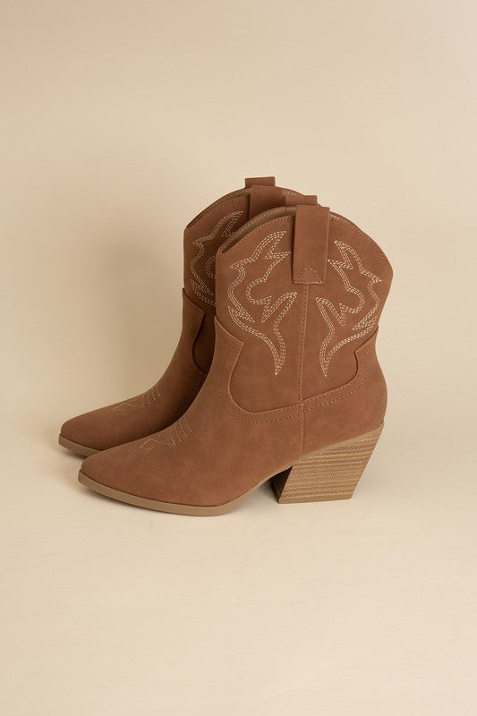 Western Flair Embroidered Cowgirl Boots